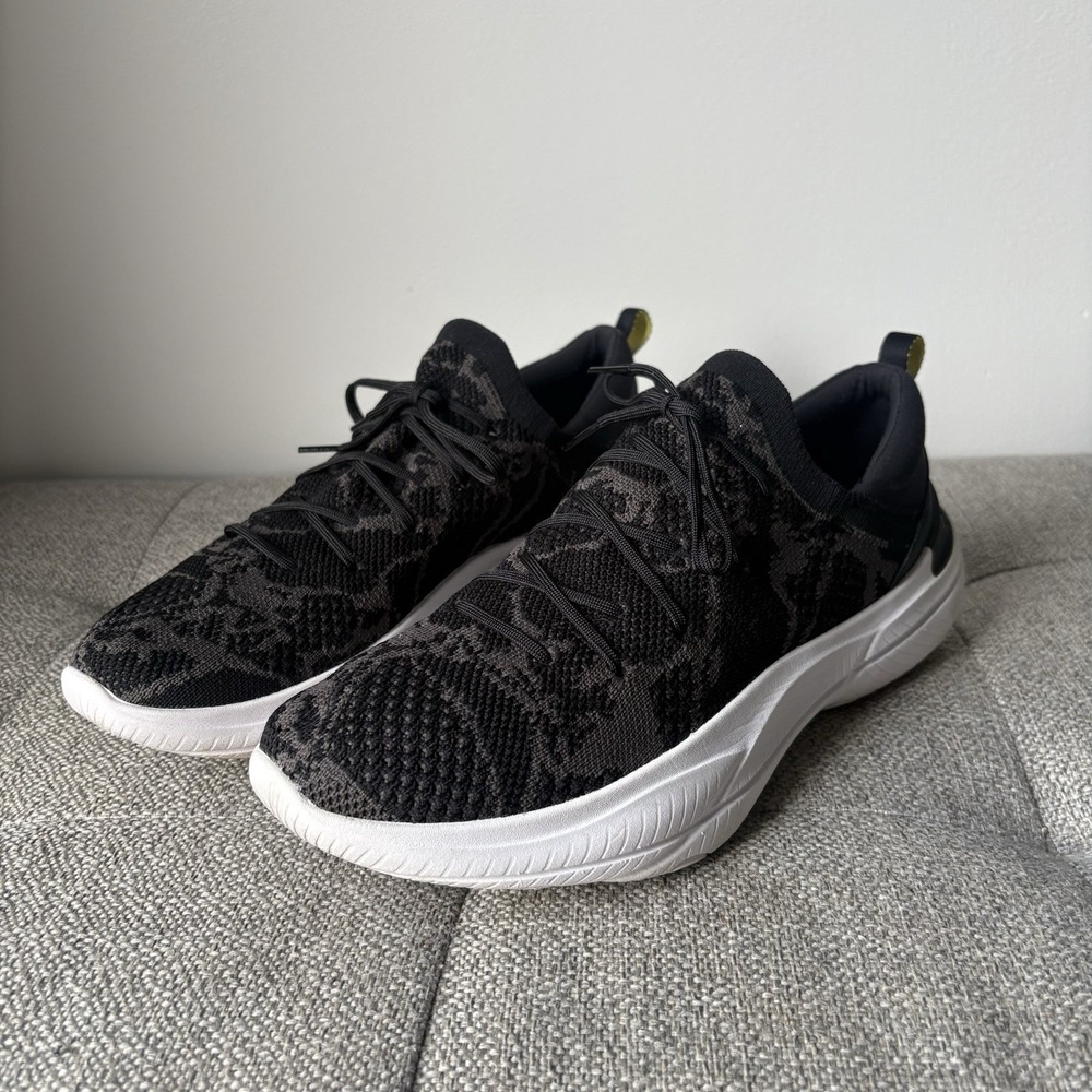 Sorel Womens Kinetic Impact Lace Black Camo Knit Sneakers Size 9 Outdoor Casual